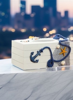 极速地中海木质纸巾盒q客厅餐厅饭店卧室书房抽纸盒精致创意装饰