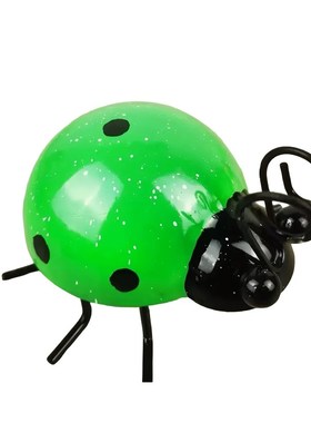 极速创意铁艺七星瓢虫工艺品摆件办公桌电视N柜装饰品摆件花园墙