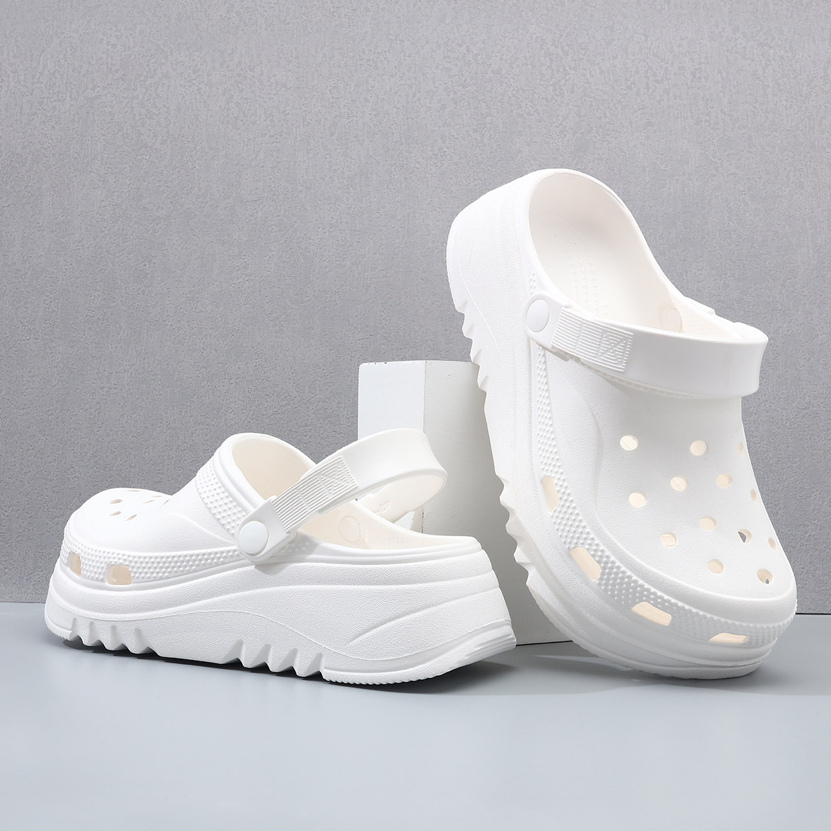 洞洞鞋男款夏季沙滩拖鞋外穿凉鞋男士厚底踩屎感运动情侣eva透气,淘宝优惠券,粉丝福利购,淘宝优惠卷