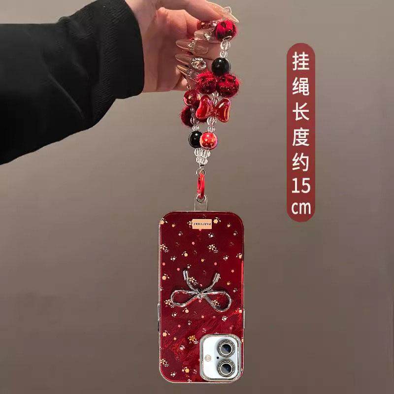 适用苹果16手机壳iPhone15Promax新年款ip14精孔13冰川纹12全包11带镜头膜Xsmax防摔保护套8plus蝴蝶结Se2硬6,淘宝优惠券,粉丝福利购,淘宝优惠卷