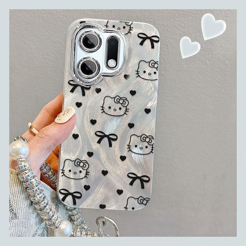 适用OPPOK13TurboPro手机壳新款12s创意K12X蝴蝶结KT猫12卡通简约K12Plus颜值12+保护套K11全包防摔壳 - 图3