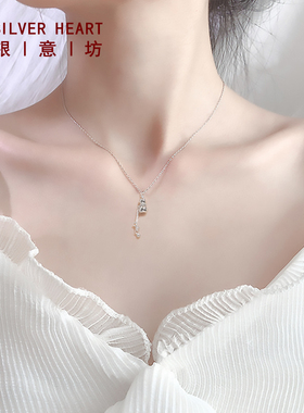 葫芦项链女纯银2021年新款高级设计感小众锁骨链女生节礼物送女友