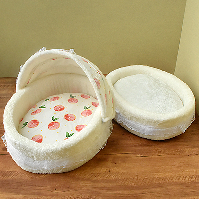 猫窝超级大狗窝四季通用半封闭式冬天保暖多猫网红窝猫咪用品大全 - 图0