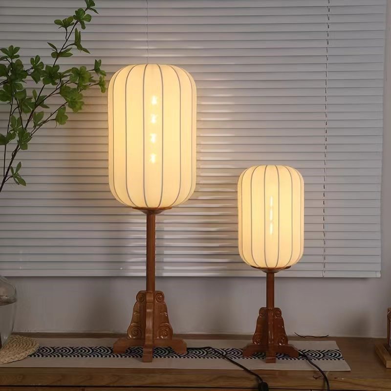 新中式落地灯客厅茶室侘寂书房卧室床头灯中国风禅意实木复古台灯,淘宝优惠券,粉丝福利购,淘宝优惠卷