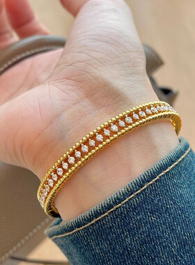 Vintage中古风复古镂空圆珠手环