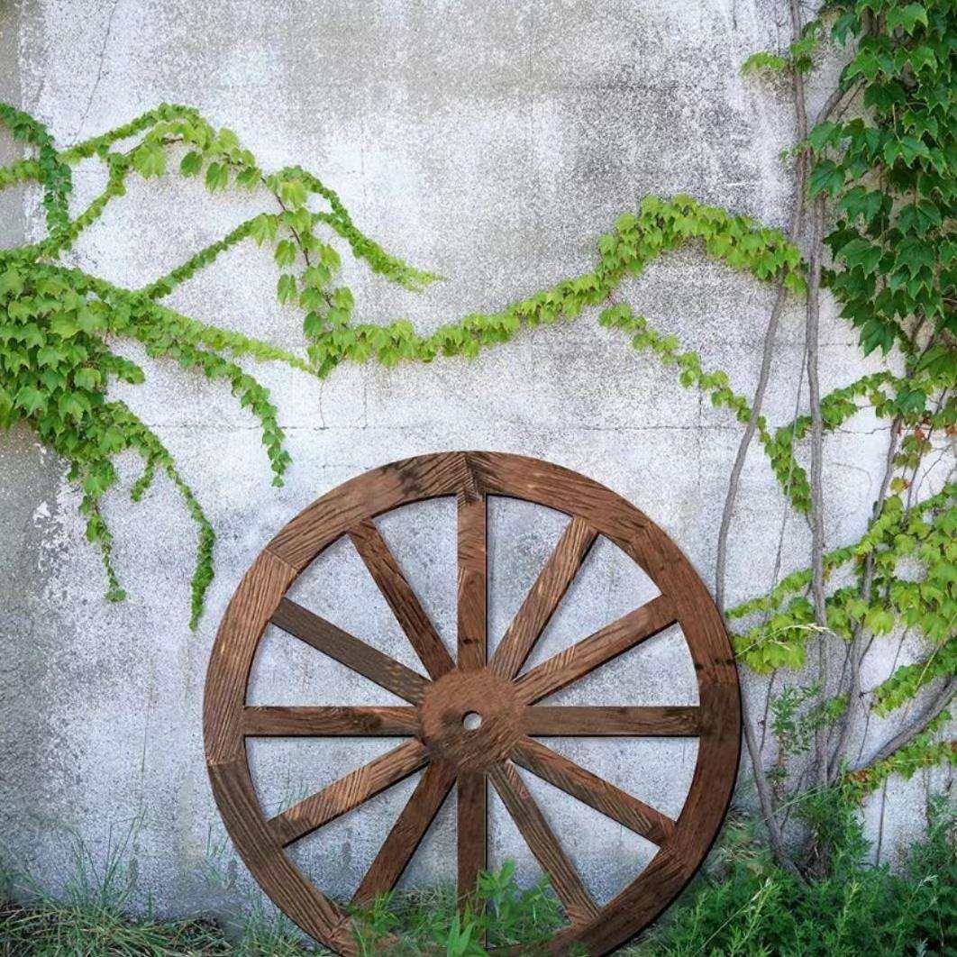 复古酒吧餐厅墙面壁挂装饰木制品创意车轮形状家居装饰木质挂件,淘宝优惠券,粉丝福利购,淘宝优惠卷