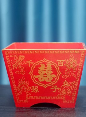 杉木实木仿古米斗摆件守住财用木升子工艺品装饰复古入宅结婚开业