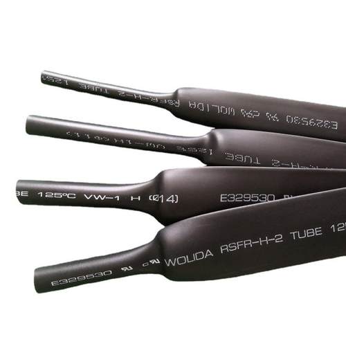 WTT2倍环保热缩管1-90mm印字黑色绝缘电工电线保护热缩套管 - 图2