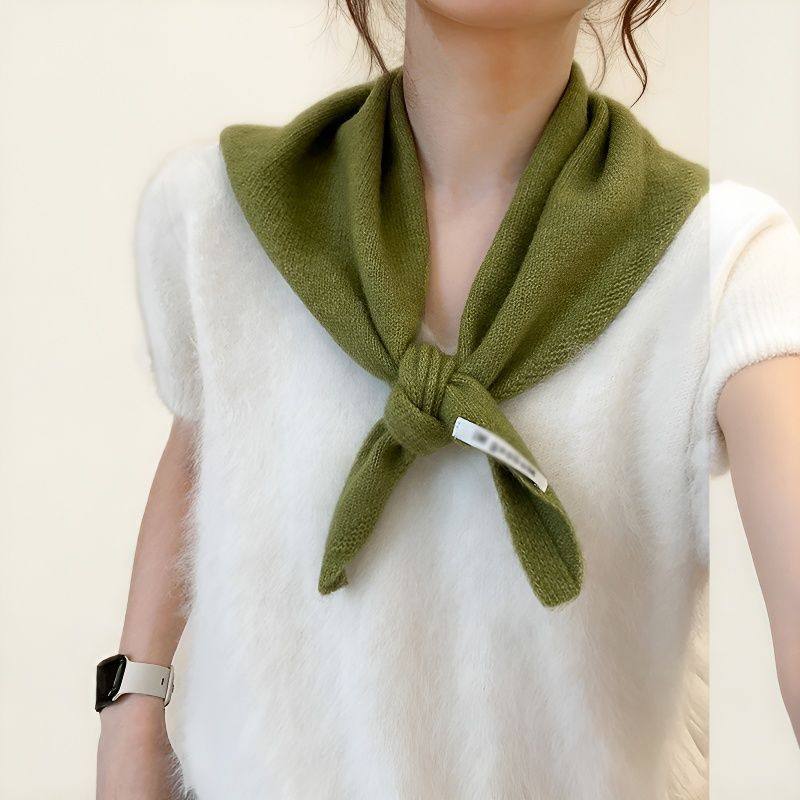 韩版高级感三角巾针织披肩围巾小坎肩头巾ins外搭多功能保暖装饰,淘宝优惠券,粉丝福利购,淘宝优惠卷