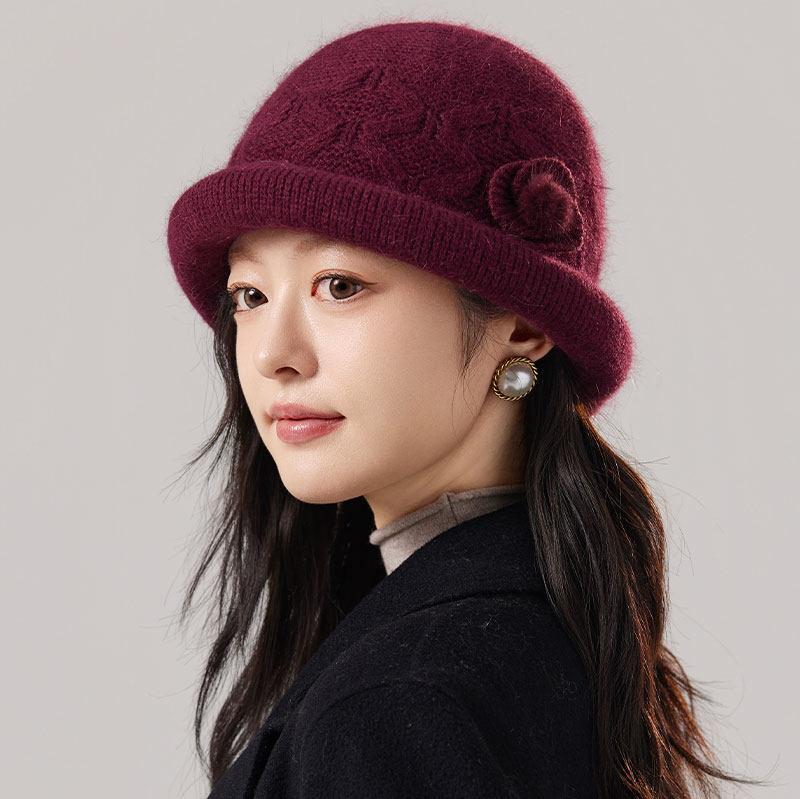 稻草人中老年人帽子女士奶奶老人保暖针织毛线帽妈妈冬季老太太帽,淘宝优惠券,粉丝福利购,淘宝优惠卷