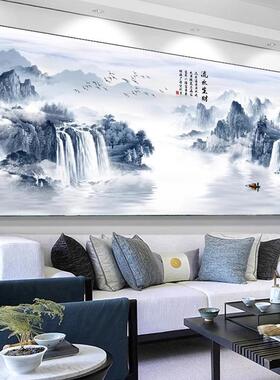 嘉禾万世兴客厅装饰画风景画挂画沙发背景墙壁画书画新中国风大气