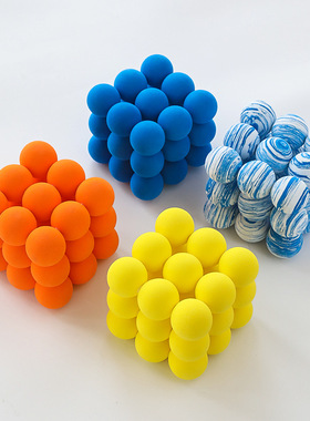 克莱因蓝小球网红拍照道具摆件几何家居创意拍摄客厅装饰摄影背景