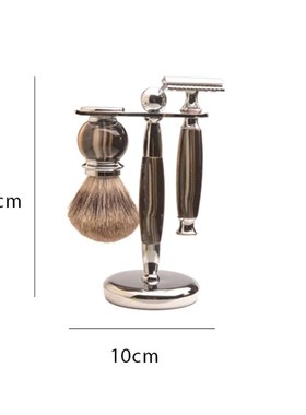 企信  手动剃须刮胡刀套装样板房卫生间男士复古展示饰品摆件
