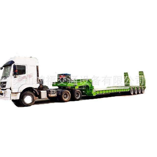 Export pull-out large transport semi-trailer Dump semi-trailer Flatbed semi-trailer Car auction area