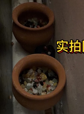 正宗黄土无釉土陶罐老式土陶盆粗陶罐瓦罐纳福聚财化解镇宅