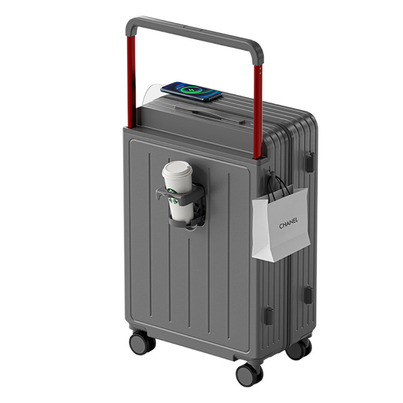 新款2025宽拉杆pc行李箱大容量密码箱女学生拉杆箱出差旅行箱24寸,淘宝优惠券,粉丝福利购,淘宝优惠卷