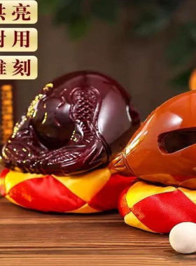 香樟木木鱼法器家用诵经拜佛佛具