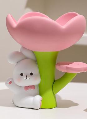 卡通创意家居收纳摆件钥匙玄关桌面公司办公室装饰品乔迁之喜礼品