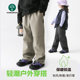 Vonbonkids three-proof soft shell pants mountain style children's clothing loose mouth ski pants winter new outdoor thickened trousers