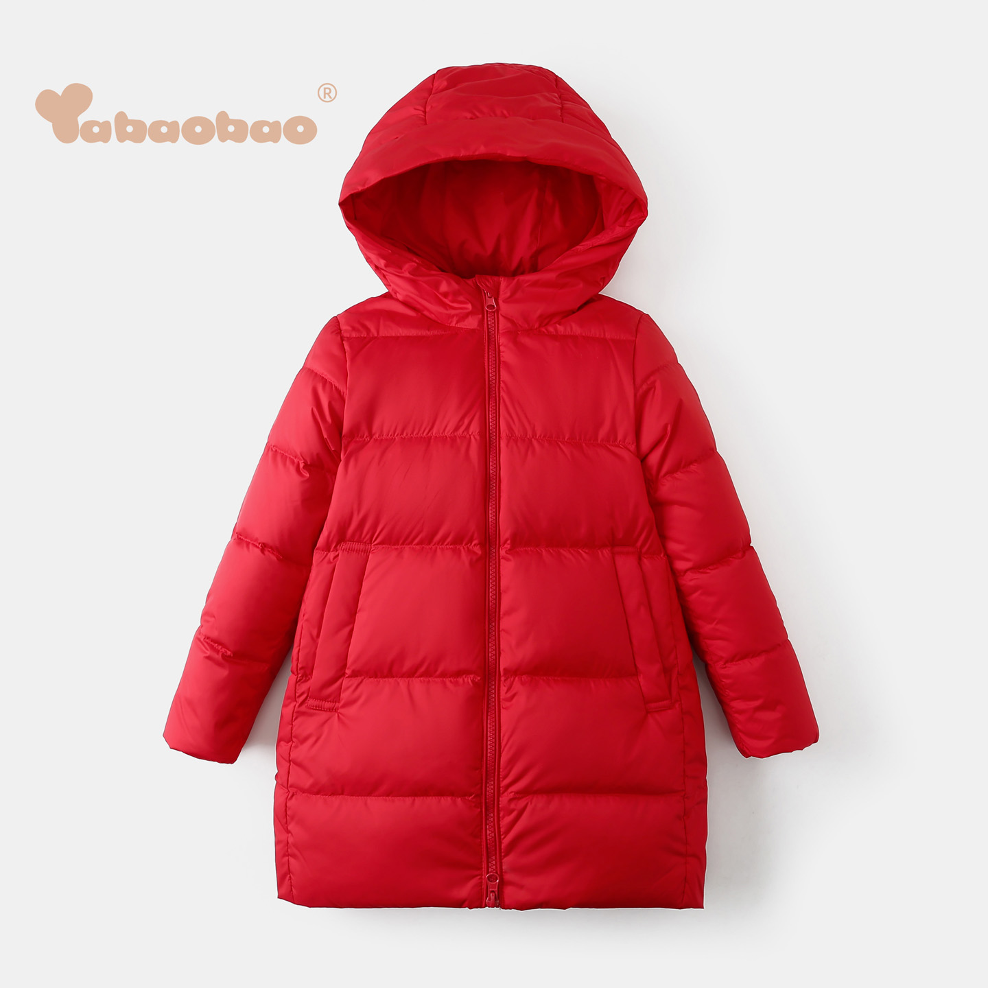 鸭宝宝童装儿童羽绒服冬季男女童2025新款加厚长款中大童保暖外套