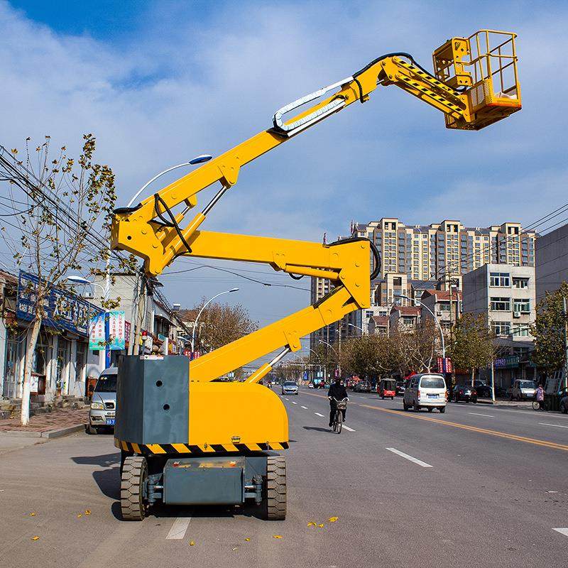 全自行曲臂升降平台伸缩臂液压高空作业车60°旋转曲臂升降机,淘宝优惠券,粉丝福利购,淘宝优惠卷
