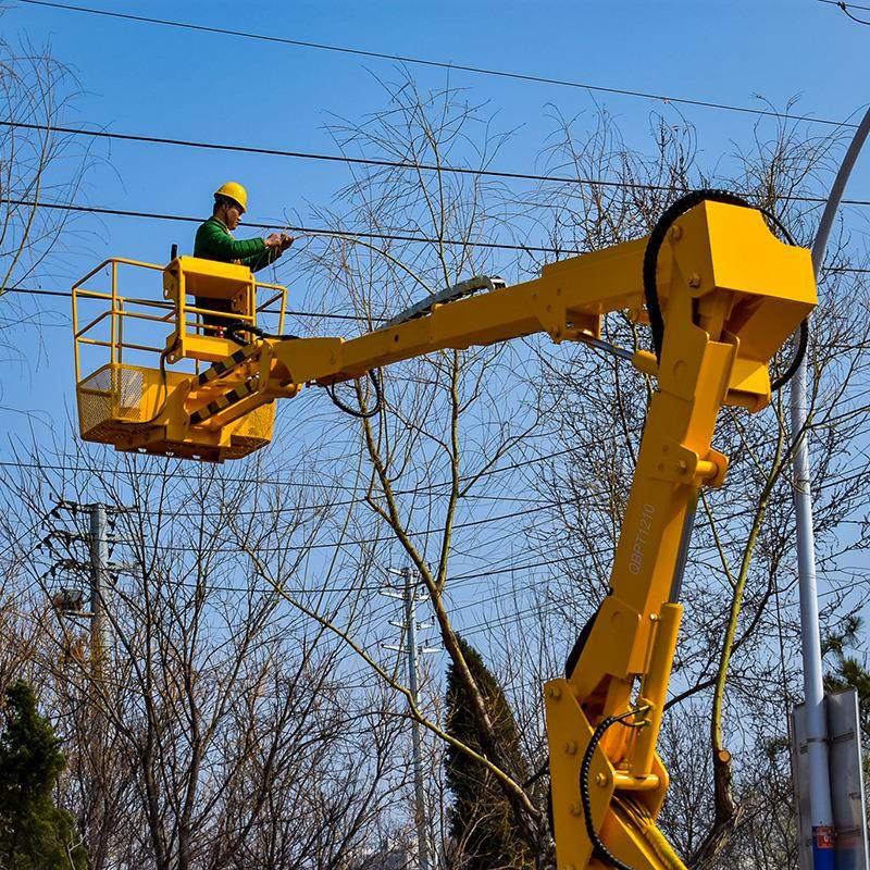 全自行曲臂升降平台伸缩臂液压高空作业车60°旋转曲臂升降机,淘宝优惠券,粉丝福利购,淘宝优惠卷