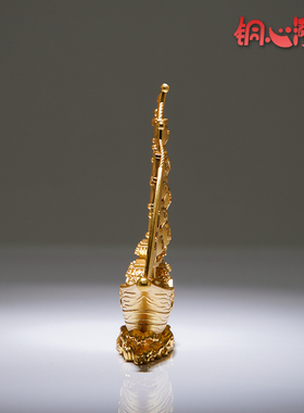 铜心满福顺黄铜装饰摆件