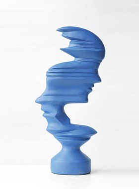 现代简约抽象人物雕塑摆件样板房家居软装饰品电视柜玄关艺术摆设