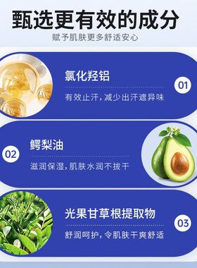 娜蓝博士精华走珠香体液蓝色款
