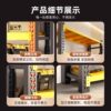 No-brainer home shelves with perforated board dust-proof curtains