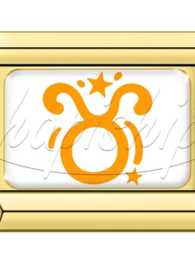 Hapiship模块手链十二星座金色