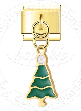 Hapiship圣诞系列模块手链吊坠