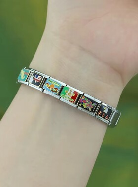 Hapiship意大利模块手链