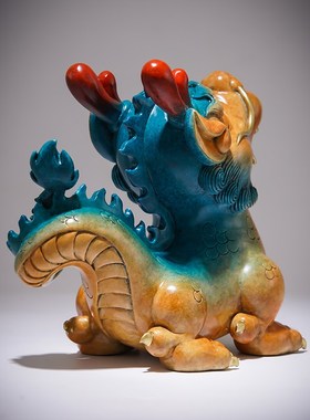 2024国潮铜摆件《2月2龙抬头》龙年吉祥物 铜工艺品玄关装饰 礼物