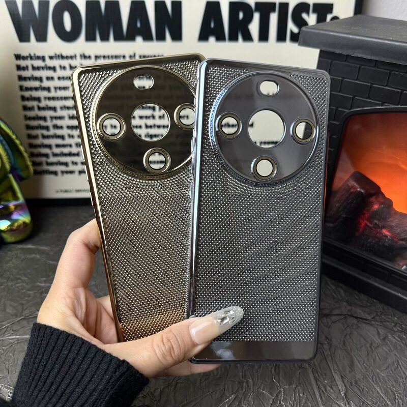 Suitable for Huawei Enjoy 70X new mobile phone case electroplated grid cooling BRE-AL00a all-inclusive anti-fall Enjoy 70X with lens film Enjoy 70X high-end men's and women's 5G fashion shell