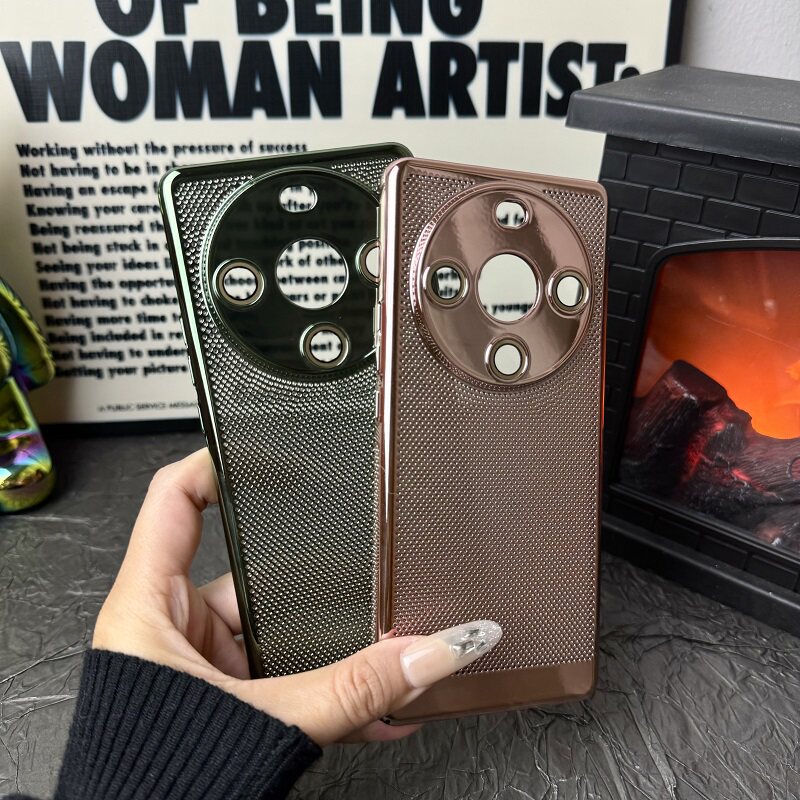 Suitable for Huawei Enjoy 70X new mobile phone case electroplated grid cooling BRE-AL00a all-inclusive anti-fall Enjoy 70X with lens film Enjoy 70X high-end men's and women's 5G fashion shell