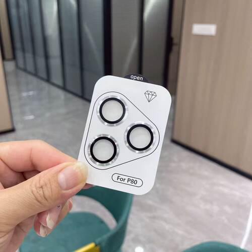 华为pura80镜头膜钢化玻璃cd纹炫彩适用于Pura90ProMax保护膜pura80Pro+镜头膜秒贴定位板P70pro高清耐磨防刮 - 图3