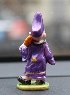 济公活佛像 道济和尚降龙罗汉尊者像禅意家居博古架桌面 车载摆件