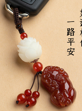 极速台怀镇兔本命年逢赌赢手机挂件貔貅吊坠钥匙扣摆W件情侣招财