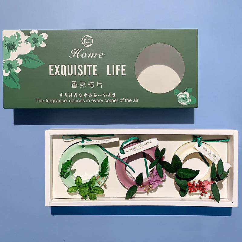 极速厂家 家用香薰蜡p片礼盒套组 干燥花固体香膏衣橱除味挂件伴,淘宝优惠券,粉丝福利购,淘宝优惠卷