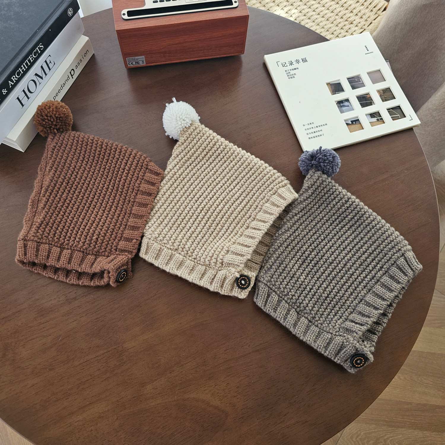 宝宝帽子秋冬季男宝宝毛线帽韩系洋气时髦婴幼儿尖尖帽针织护耳帽,淘宝优惠券,粉丝福利购,淘宝优惠卷