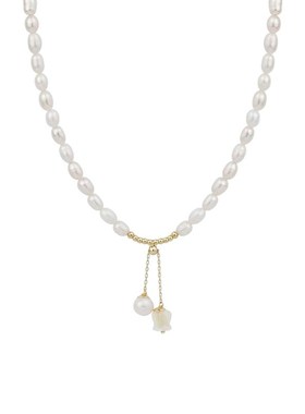 铃兰花朵珍珠项链女夏轻奢小众锁骨链女高级感吊坠配饰品颈链新款