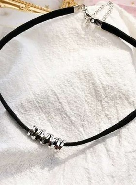 夏天遮脖子疤痕神器甲状腺术后遮挡疤痕项链脖子配饰遮疤短款颈带