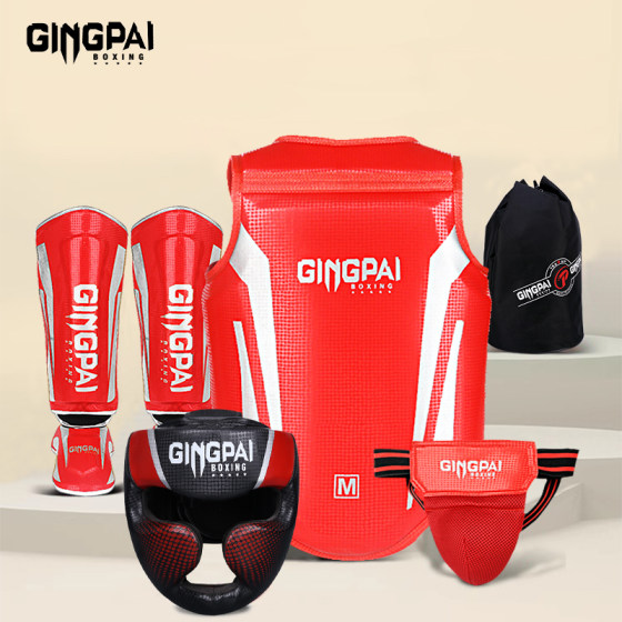 Sanda protective gear complete professional training set thickened