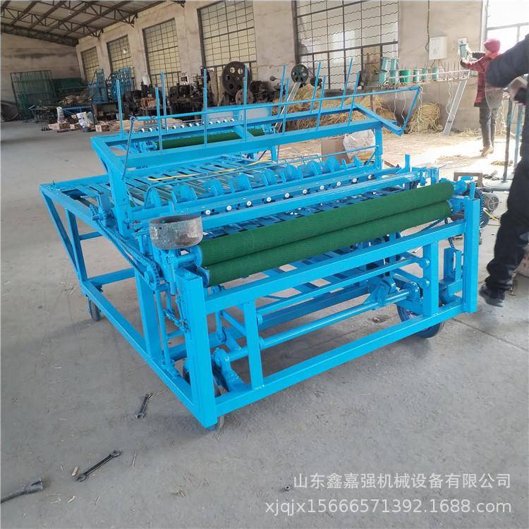 稻草芦苇草帘机2m带压轴编织草席编织机1米宽薄厚可调编制机 - 图1