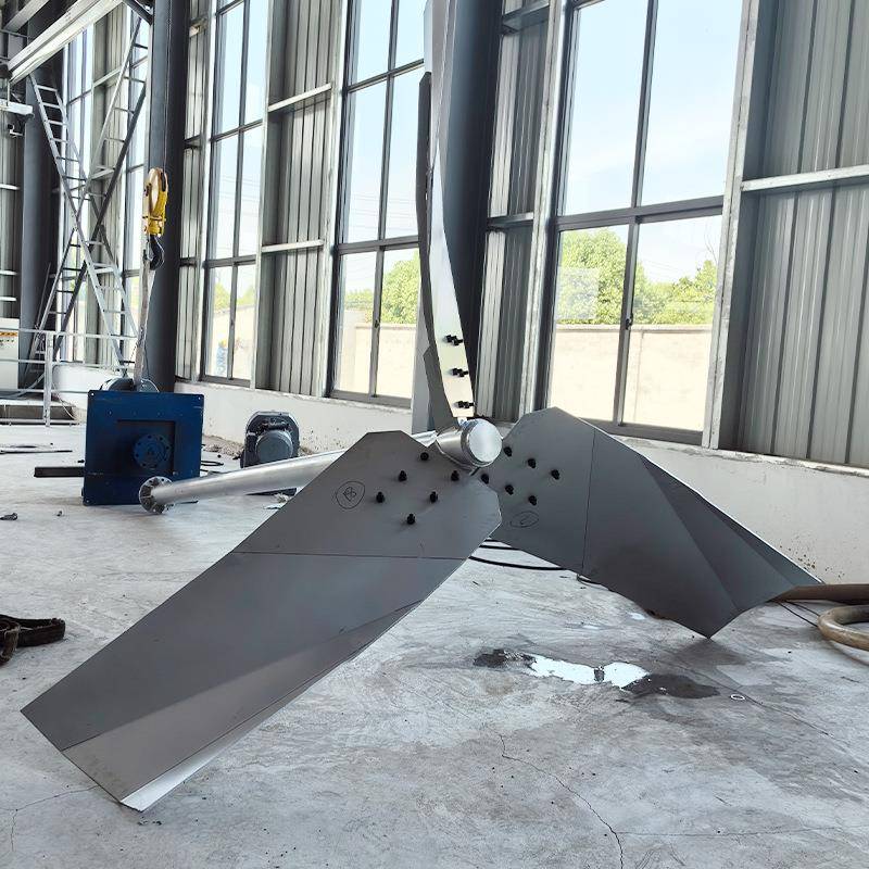 立式水翼桨式搅拌机污水处理设备不锈钢混凝池絮凝池水翼搅拌机 - 图0