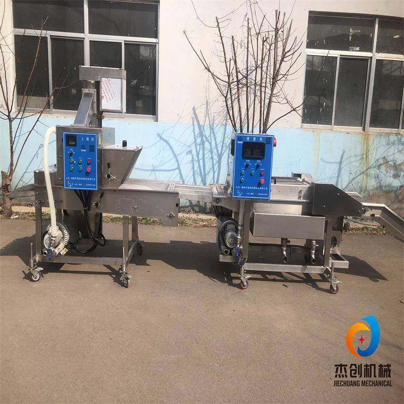 全自动玉米布丁酥裹糠机 三角肉饼裹糠机 油炸鲜奶卷上糠机,淘宝优惠券,粉丝福利购,淘宝优惠卷