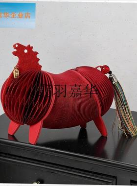 马年桌面摆c件新年客厅装饰品入户玄关家居2026新W款高级感小众,