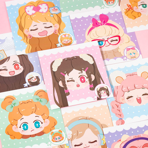 贴纸书女孩手工diy表情装饰换装贴画本儿童情绪管理游戏造景贴纸合集本宝宝出行飞机高铁打发时间玩具安静书6 - 图1