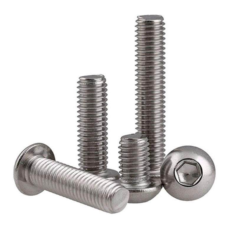 304不锈钢ISO7380盘头圆头蘑菇头半圆头圆杯内六角螺丝钉栓M2-M16,淘宝优惠券,粉丝福利购,淘宝优惠卷